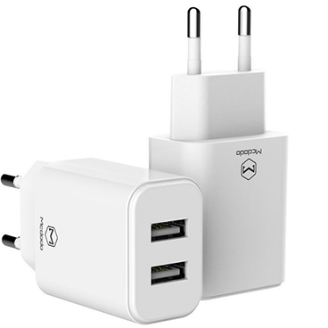  شارژر دیواری  مک دودو مدل CH-614 Dual Port Travel Charger