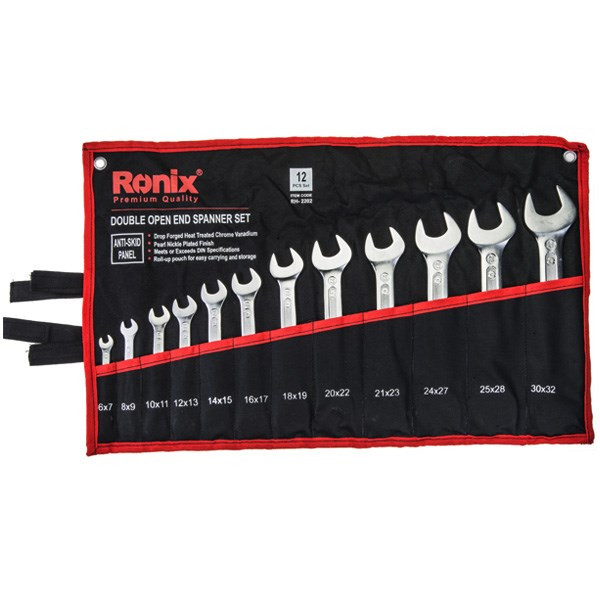 آچار تخت رونیکس مدل RH-2202 مجموعه 12 عددی آچار تخت رونیکس مدل RH-2202 مجموعه 12 عددی