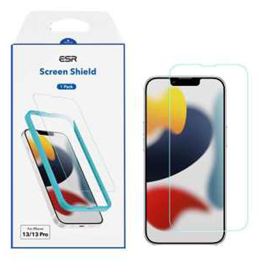 پک دوتایی محافظ صفحه نمایش ای اِس آر مدل Screen Shield مناسب برای گوشی موبایل اپل iPhone 13/13 Pro پک دوتایی محافظ صفحه نمایش ای اِس آر مدل Screen Shield مناسب برای گوشی موبایل اپل iPhone 13/13 Pro