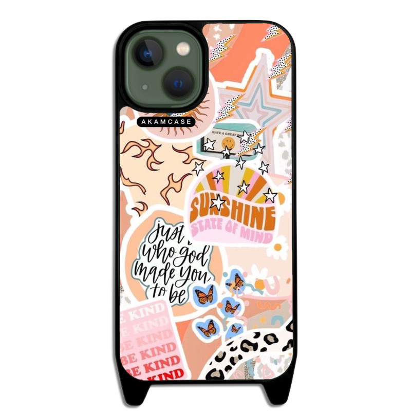 کاور گوشی اپل iPhone 13 آکام مدل AMCWLA13-GOOD VIBE4