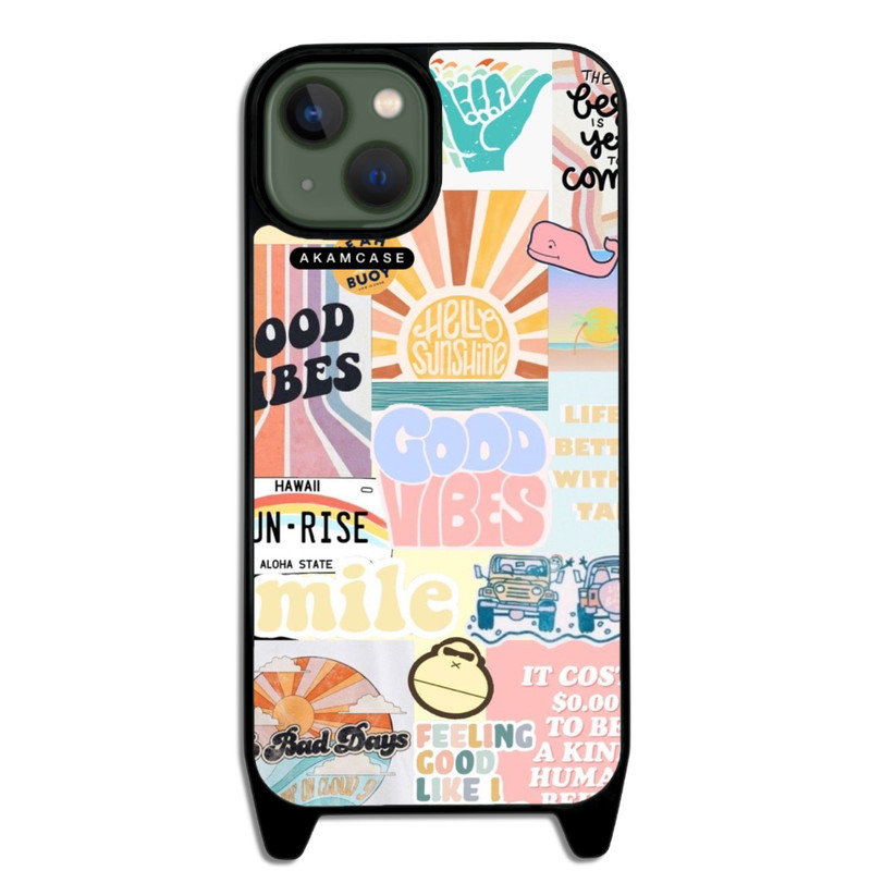 کاور گوشی اپل iPhone 13 آکام مدل AMCWLA13-GOOD VIBES12 کاور گوشی اپل iPhone 13 آکام مدل AMCWLA13-GOOD VIBES12