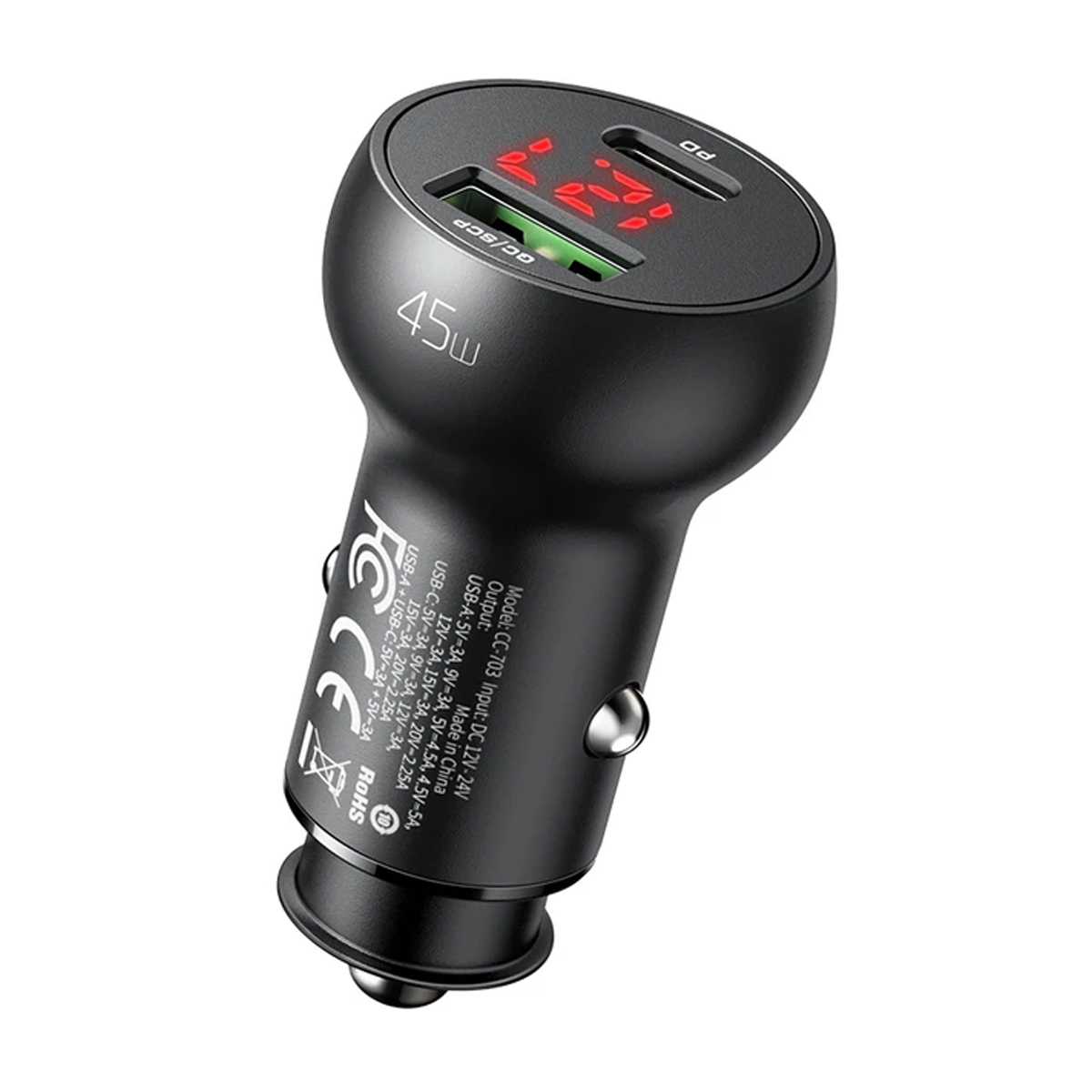  شارژر فندکی  مک دودو مدل CC-7030 توان 45 وات