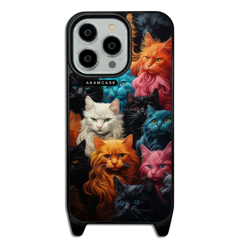 کاور گوشی اپل iPhone 13 Pro آکام مدل AMCWLA13PRO-CATS1 کاور گوشی اپل iPhone 13 Pro آکام مدل AMCWLA13PRO-CATS1
