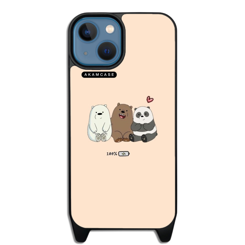 کاور گوشی اپل iPhone 14 آکام مدل AMCWLA14-BARE BEAR13
