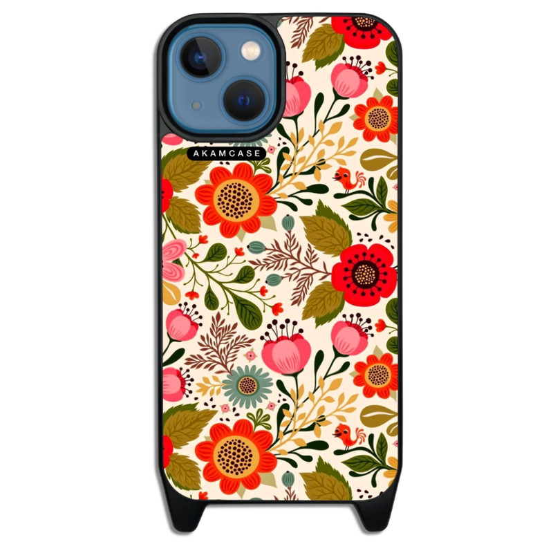 کاور گوشی اپل iPhone 14 آکام مدل AMCWLA14-FLOWERS6
