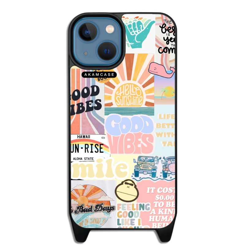 کاور گوشی اپل iPhone 14 آکام مدل AMCWLA14-GOOD VIBES12