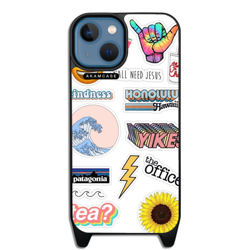 کاور گوشی اپل iPhone 14 آکام مدل AMCWLA14-GOOD VIBES8