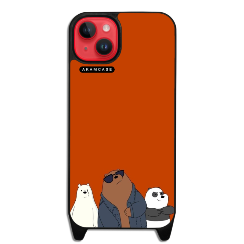 کاور گوشی اپل iPhone 14 Plus آکام مدل AMCWLA14PLUS-BARE BEAR1