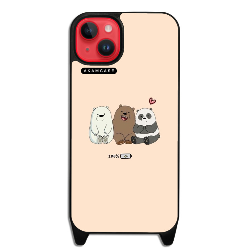 کاور گوشی اپل iPhone 14 Plus آکام مدل AMCWLA14PLUS-BARE BEAR13