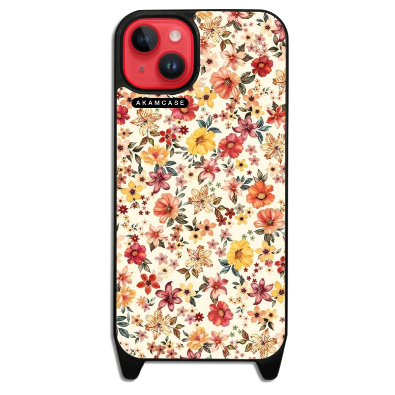 کاور گوشی اپل iPhone 14 Plus آکام مدل AMCWLA14PLUS-FLOWERS12