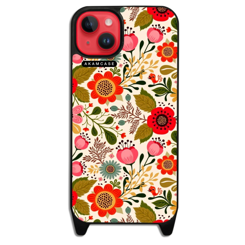 کاور گوشی اپل iPhone 14 Plus آکام مدل AMCWLA14PLUS-FLOWERS6