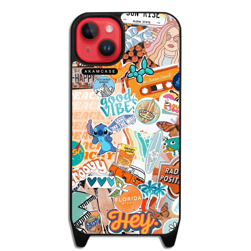 کاور گوشی اپل iPhone 14 Plus آکام مدل AMCWLA14PLUS-GOOD VIBE3