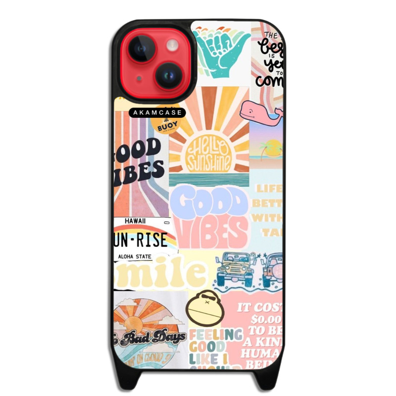 کاور گوشی اپل iPhone 14 Plus آکام مدل AMCWLA14PLUS-GOOD VIBES12