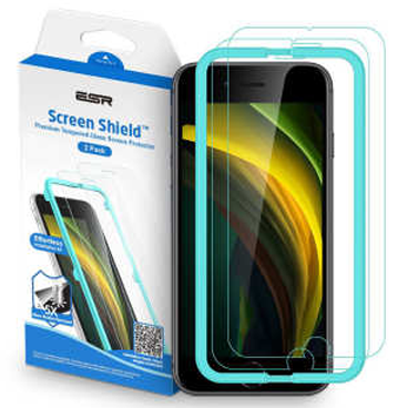 محافظ صفحه نمایش اي اِس آر مدل Screen Shield مناسب برای گوشی موبایل اپل iPhone 8/7/6s/6 بسته 2 عددی محافظ صفحه نمایش اي اِس آر مدل Screen Shield مناسب برای گوشی موبایل اپل iPhone 8/7/6s/6 بسته 2 عددی