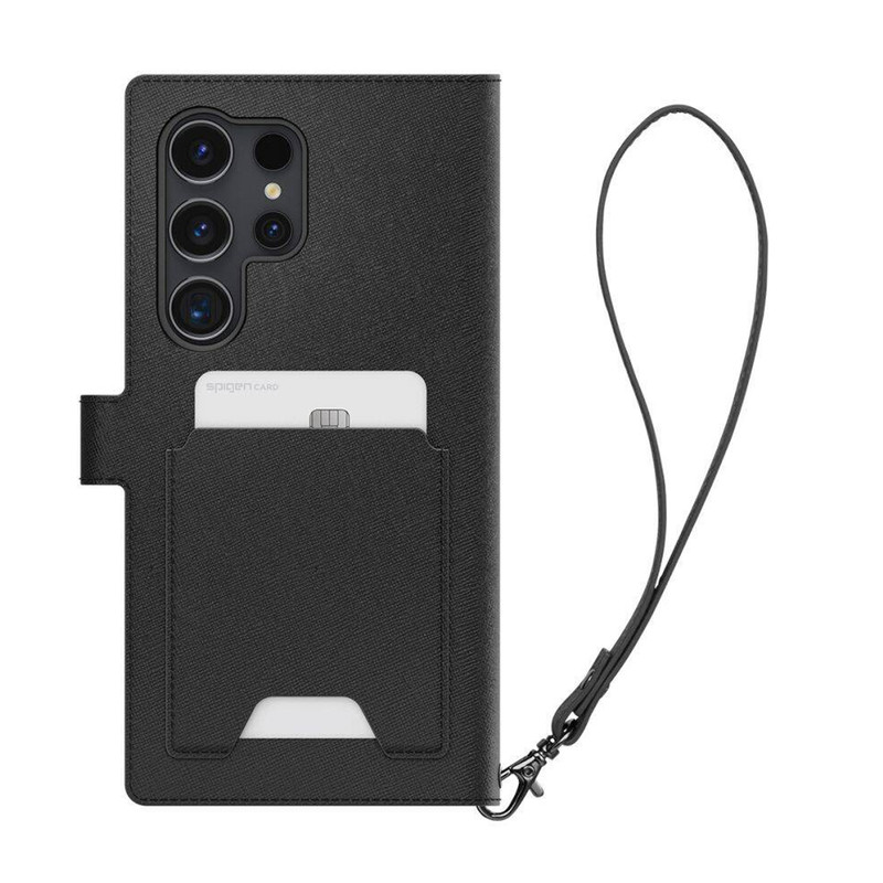 کیف گوشی سامسونگ Galaxy S24 Ultra کلاسوری اسپیگن مدل Wallet S Plus