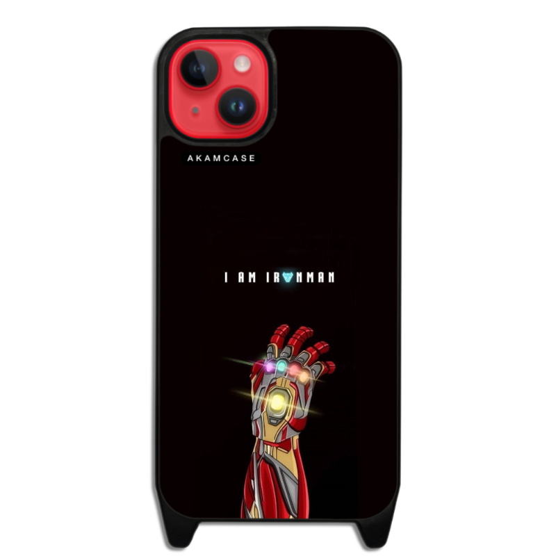 کاور گوشی اپل iPhone 14 Plus آکام مدل AMCWLA14PLUS-IRON MAN10