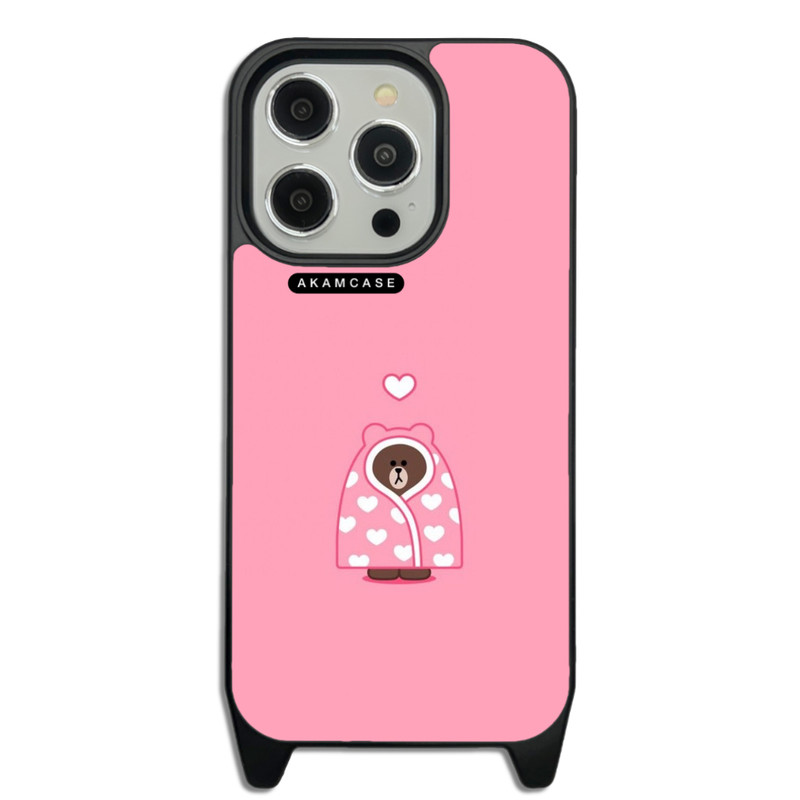 کاور گوشی اپل iPhone 14 Pro آکام مدل AMCWLA14PRO-BROWN3