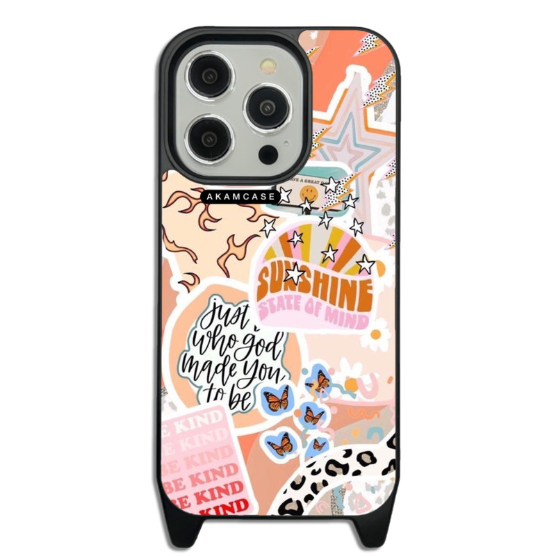 کاور گوشی اپل iPhone 14 Pro آکام مدل AMCWLA14PRO-GOOD VIBE4