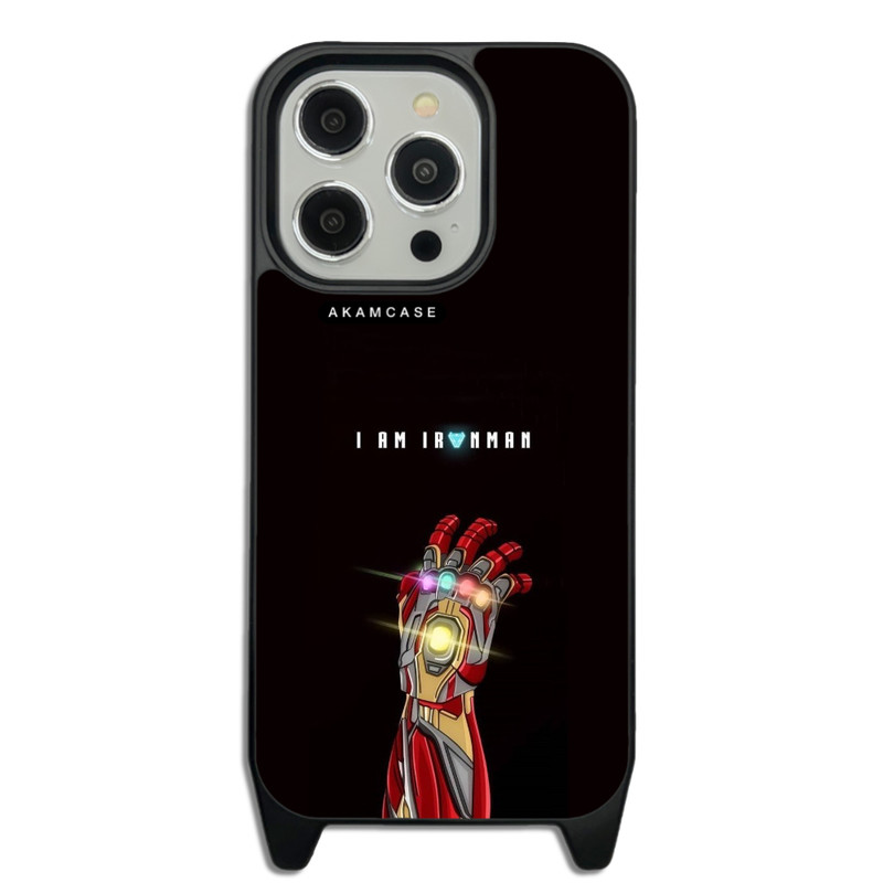 کاور گوشی اپل iPhone 14 Pro آکام مدل AMCWLA14PRO-IRON MAN10