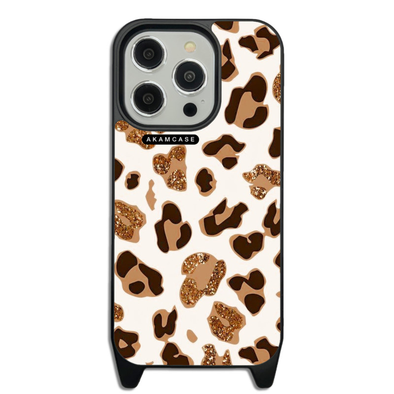 کاور گوشی اپل iPhone 14 Pro آکام مدل AMCWLA14PRO-PANTHER PATTERN2