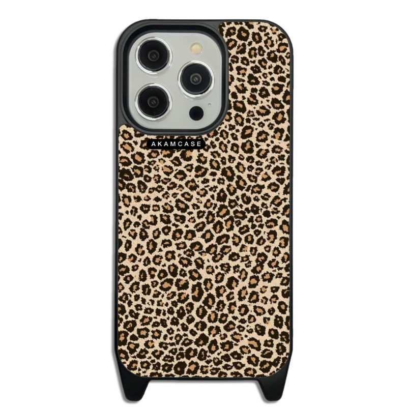 کاور گوشی اپل iPhone 14 Pro آکام مدل AMCWLA14PRO-PANTHER PATTERN3