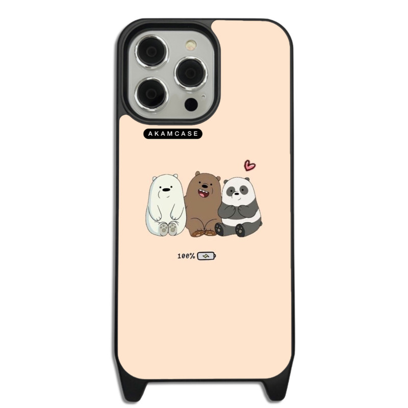 کاور گوشی اپل iPhone 14 Pro Max آکام مدل AMCA14PROMAX-BARE BEAR13
