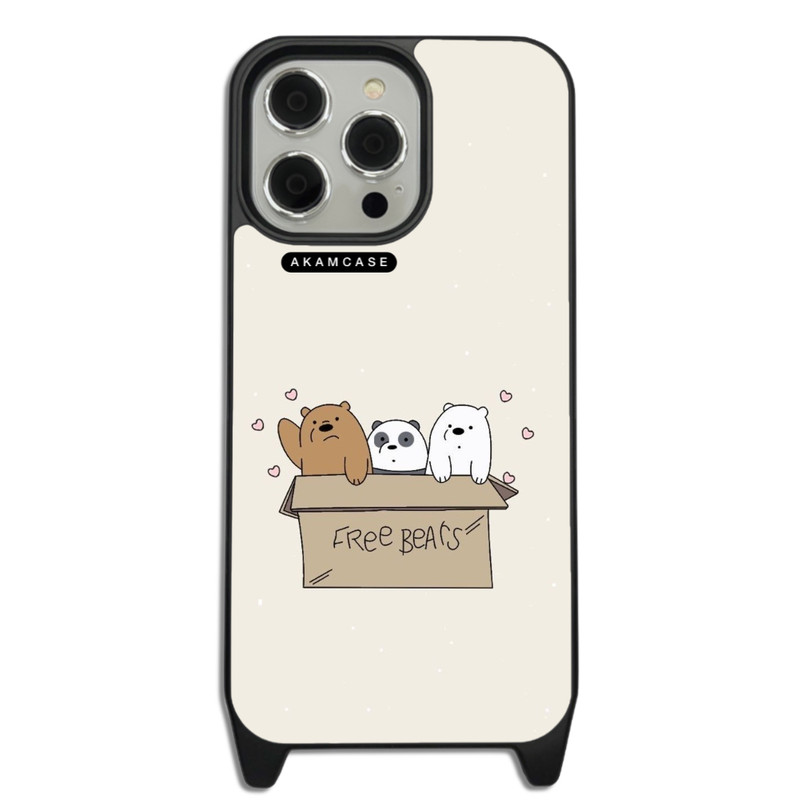 کاور گوشی اپل iPhone 14 Pro Max آکام مدل AMCWLA14PROMAX-BARE BEAR8