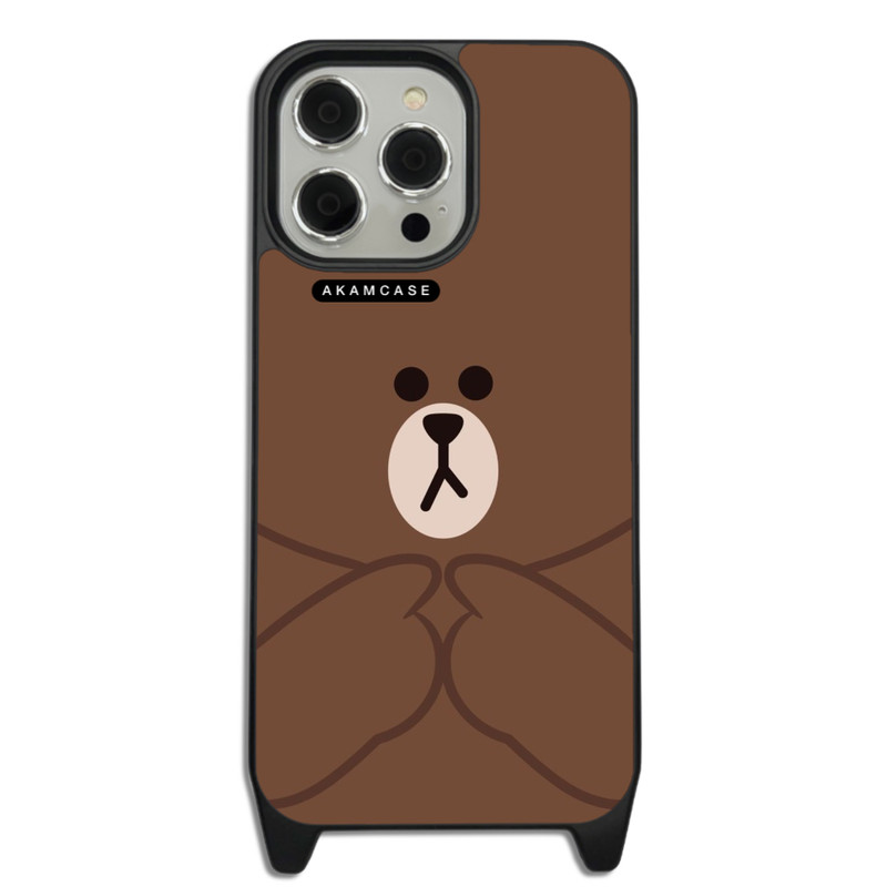 کاور گوشی اپل iPhone 14 Pro Max آکام مدل AMCWLA14PROMAX-BROWN1 