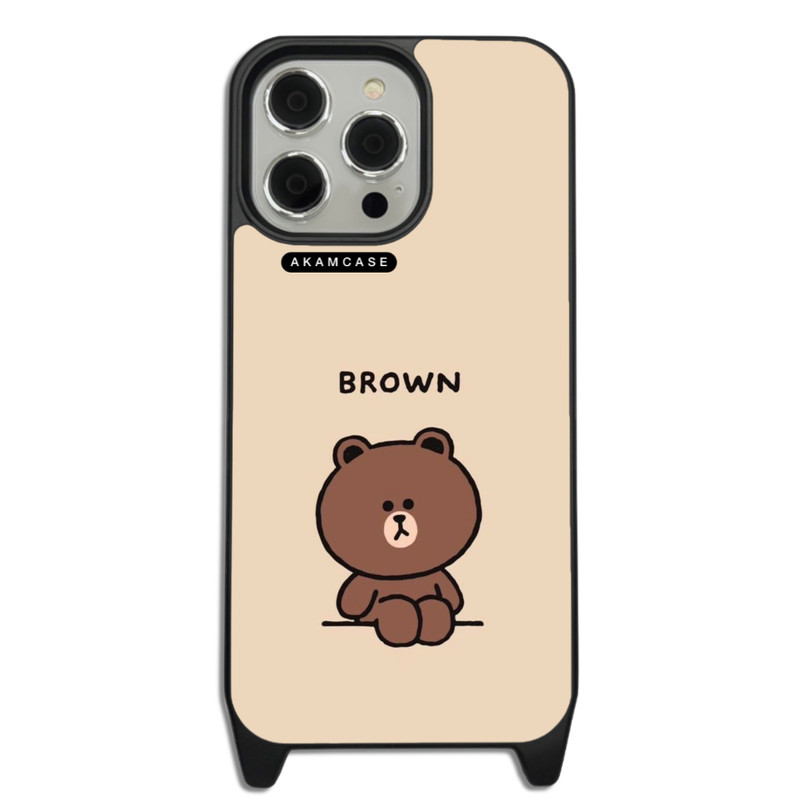 کاور گوشی اپل iPhone 14 Pro Max آکام مدل AMCWLA14PROMAX-BROWN12 