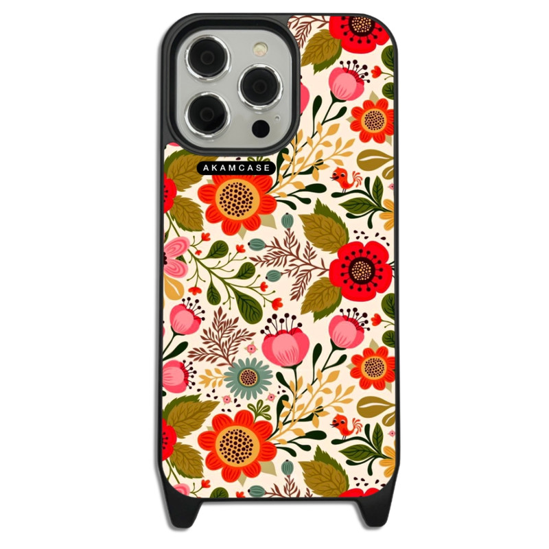 کاور گوشی اپل iPhone 14 Pro Max آکام مدل AMCWLA14PROMAX-FLOWERS6
