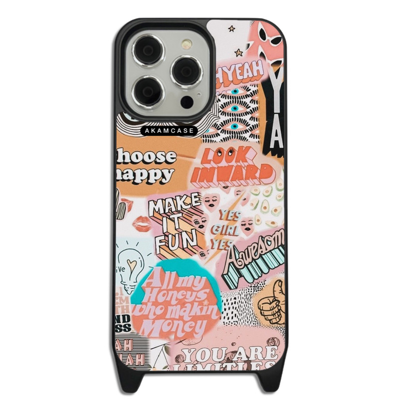 کاور گوشی اپل iPhone 14 Pro Max آکام مدل AMCWLA14PROMAX-GOOD VIBE2