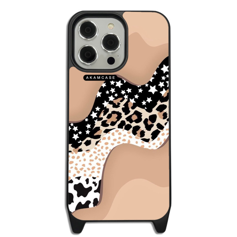 کاور گوشی اپل iPhone 14 Pro Max آکام مدل AMCWLA14PROMAX-PANTHER PATTERN4