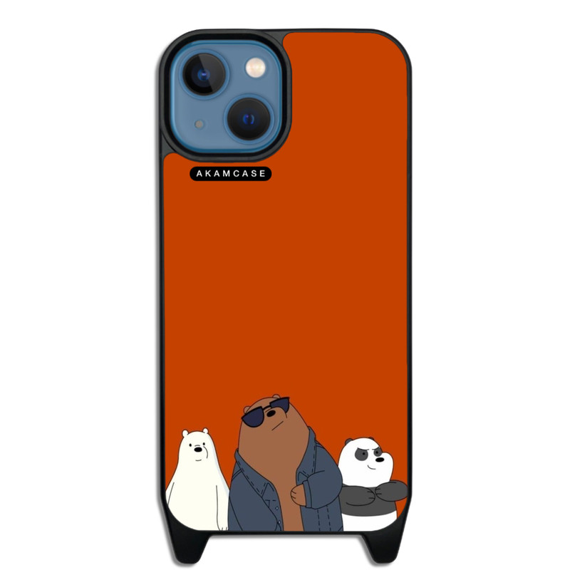کاور گوشی اپل iPhone 15 آکام مدل AMCWLA15-BARE BEAR1 