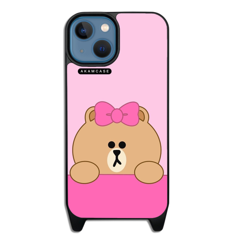 کاور گوشی اپل iPhone 15 آکام مدل AMCWLA15-BROWN10 