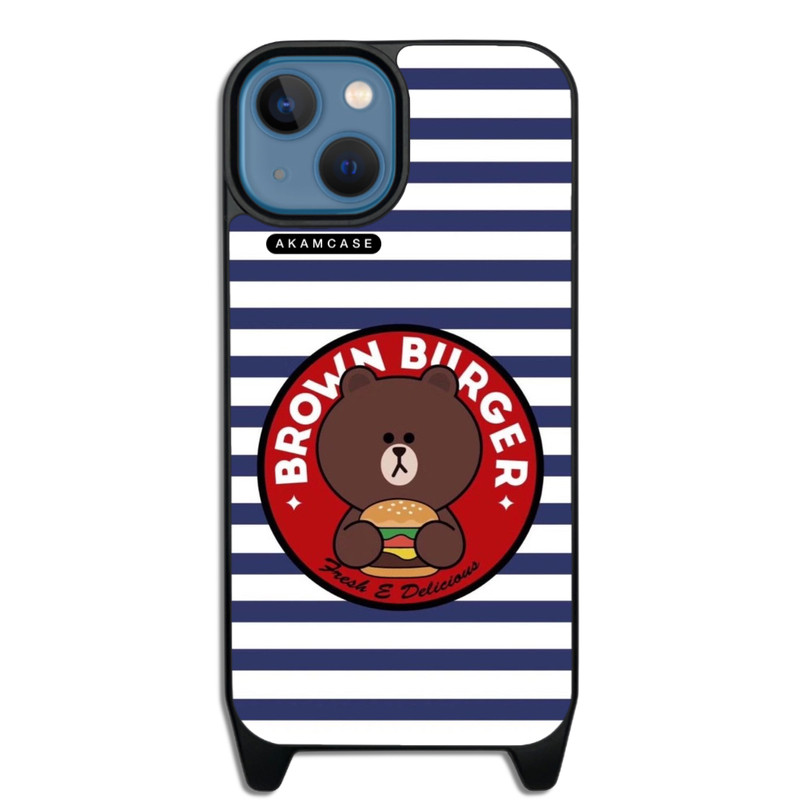 کاور گوشی اپل iPhone 15 آکام مدل AMCWLA15-BROWN13