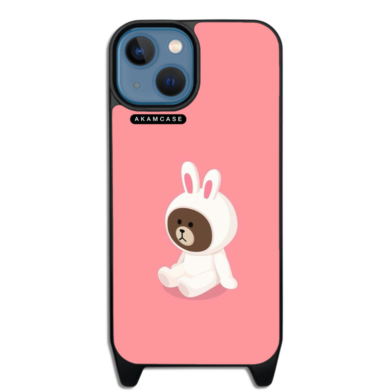 کاور گوشی اپل iPhone 15 آکام مدل AMCWLA15-BROWN14 