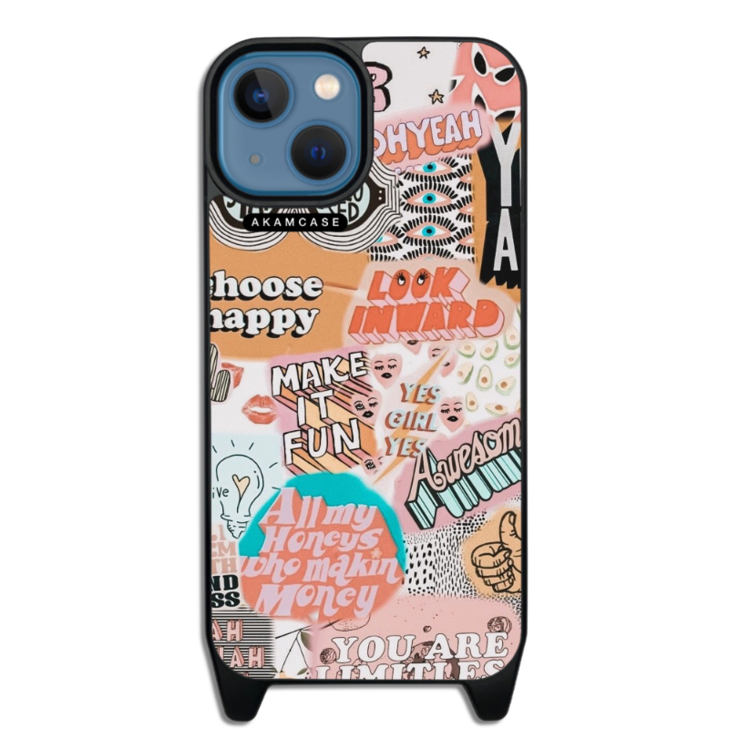 کاور گوشی اپل iPhone 15 آکام مدل AMCWLA15-GOOD VIBE2