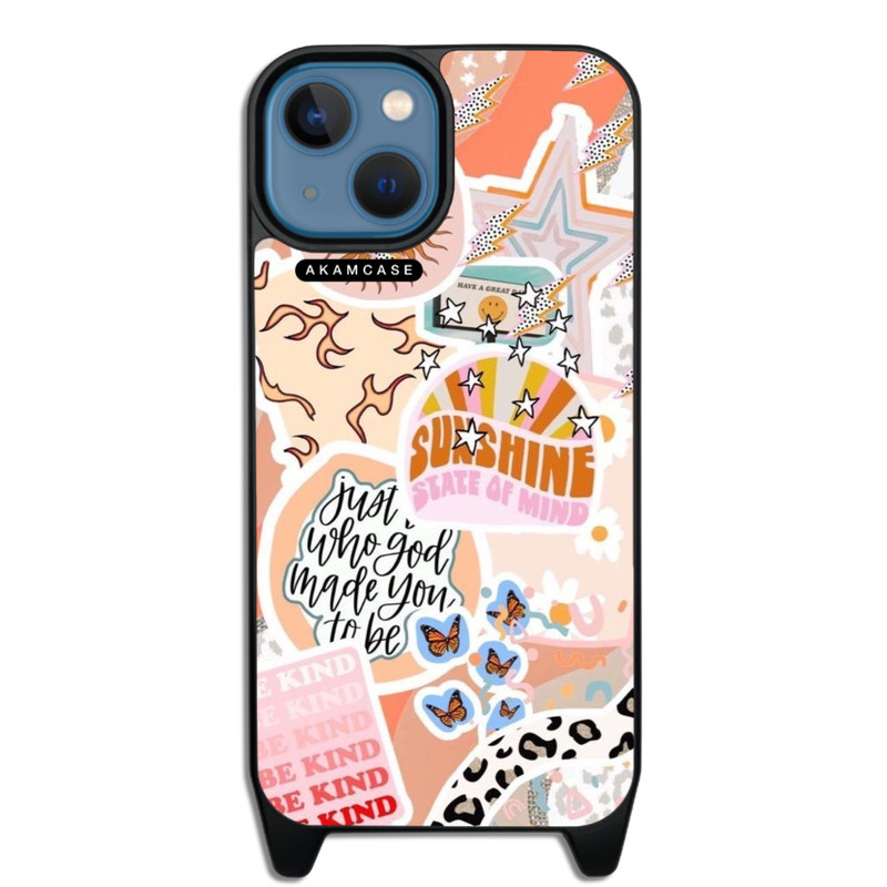 کاور گوشی اپل iPhone 15 آکام مدل AMCWLA15-GOOD VIBE4