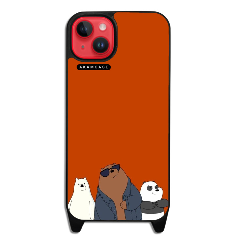 کاور گوشی اپل iPhone 15 Plus آکام مدل AMCWLA15PLUS-BARE BEAR1