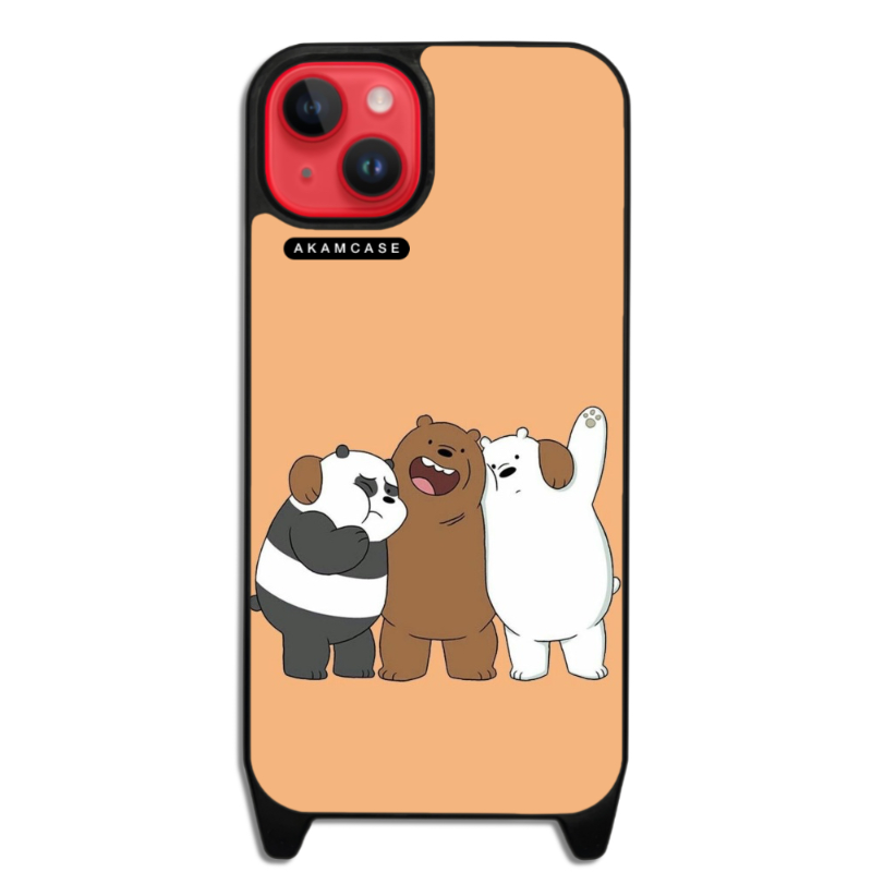 کاور گوشی اپل iPhone 15 Plus آکام مدل AMCWLA15PLUS-BARE BEAR10