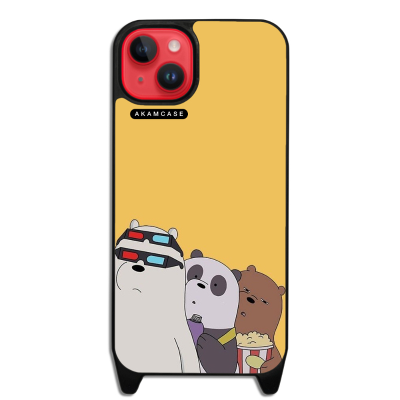 کاور گوشی اپل iPhone 15 Plus آکام مدل AMCWLA15PLUS-BARE BEAR9 
