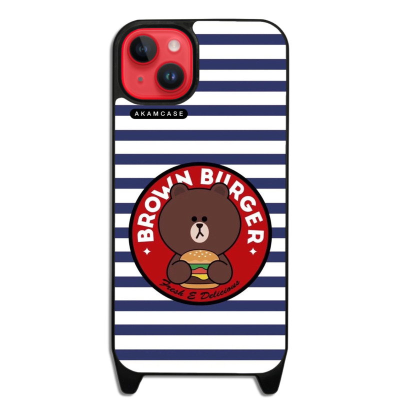 کاور گوشی اپل iPhone 15 Plus آکام مدل AMCWLA15PLUS-BROWN13