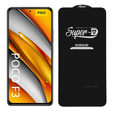 محافظ صفحه نمایش(گلس) Super D گوشی موبایل شیائومی Poco F3 محافظ صفحه نمایش(گلس) Super D گوشی موبایل شیائومی Poco F3