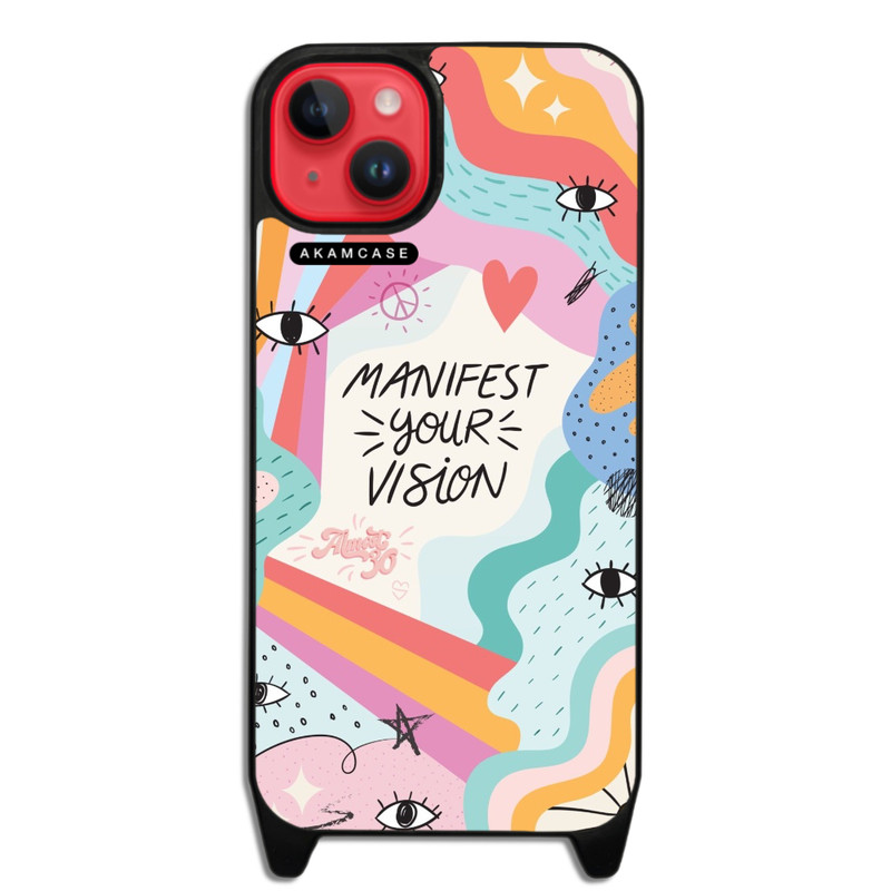 کاور گوشی اپل iPhone 15 Plus آکام مدل AMCWLA15PLUS-GOOD VIBES3