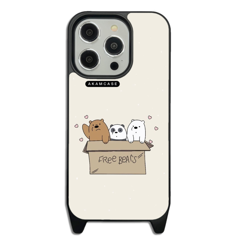کاور گوشی اپل iPhone 15 Pro آکام مدل AMCWLA15PRO-BARE BEAR4