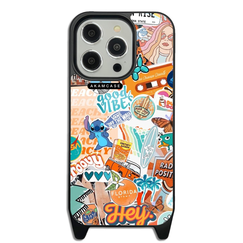 کاور گوشی اپل iPhone 15 Pro آکام مدل AMCWLA15PRO-GOOD VIBE3