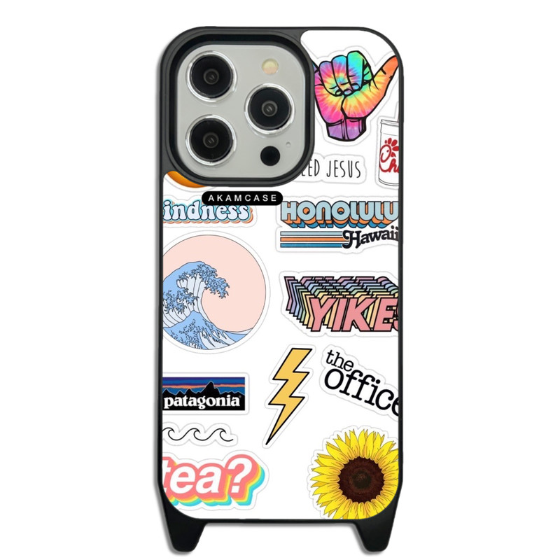 کاور گوشی اپل iPhone 15 Pro آکام مدل AMCWLA15PRO-GOOD VIBES8