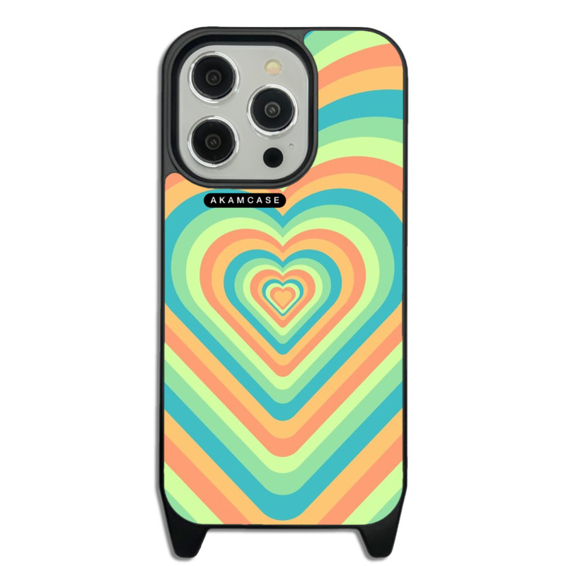 کاور گوشی اپل iPhone 15 Pro آکام مدل AMCWLA15PRO-HEARTS16