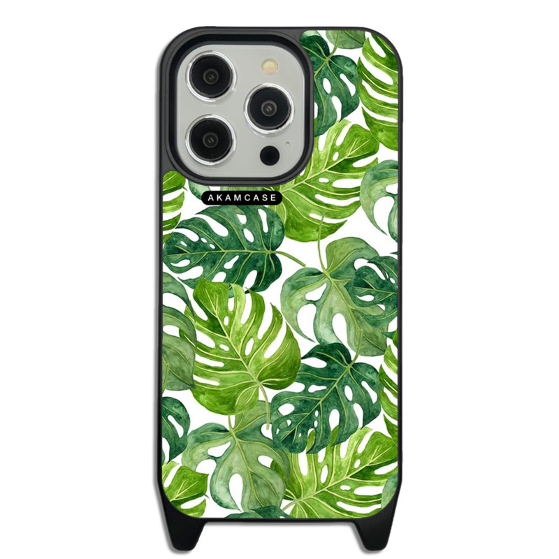 کاور گوشی اپل iPhone 15 Pro آکام مدل AMCWLA15PRO-LEAVES12