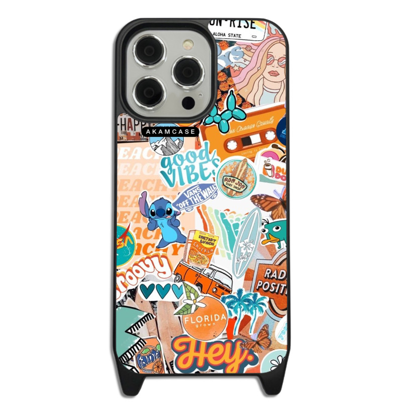 کاور گوشی اپل iPhone 15 Pro Max آکام مدل AMCWLA15PROMAX-GOOD VIBE3